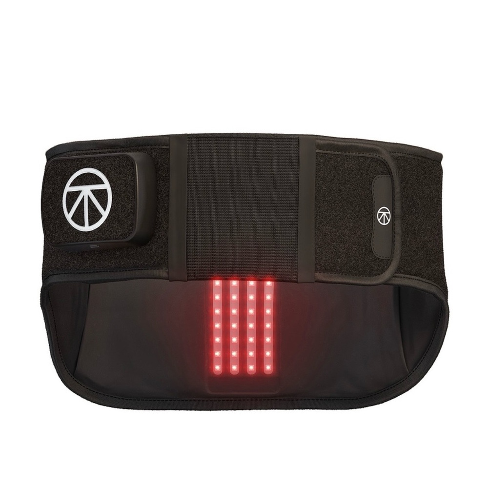 Therabody Black and Red LED Therapy Belt